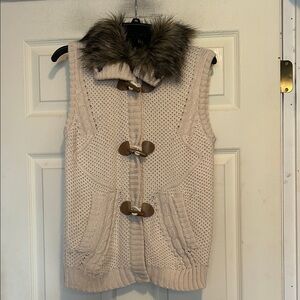 Pink Republic Faux Fur Vest Size XS